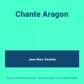 Couverture du produit · Chante Aragon