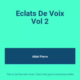 Couverture du produit · Eclats De Voix Vol 2