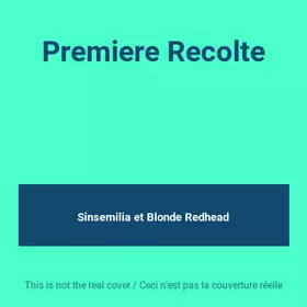 Couverture du produit · Premiere Recolte