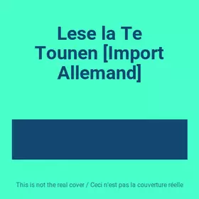 Couverture du produit · Lese la Te Tounen [Import Allemand]