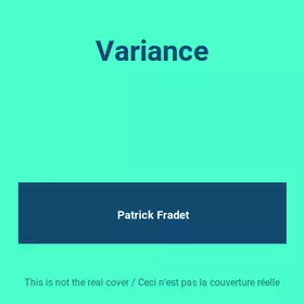Couverture du produit · Variance