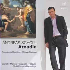 Couverture du produit · Arcadia (Oeuvres de Scarlatti, Marcello, Gasparini, Pasquini) (SACD)