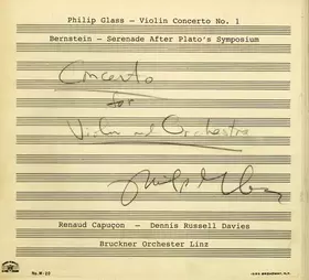 Couverture du produit · Glass/Bernstein Concertos