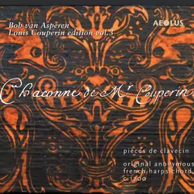 Couverture du produit · Chaconne de Mr Couperin/Édition Louis Couperin Volume 3