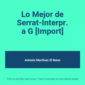 Couverture du produit · Lo Mejor de Serrat-Interpr. a G [Import]