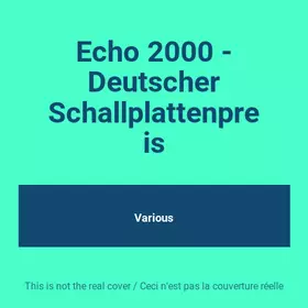 Couverture du produit · Echo 2000 - Deutscher Schallplattenpreis