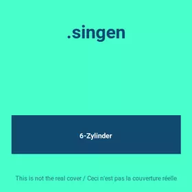 Couverture du produit · .singen