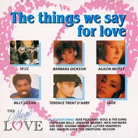 Couverture du produit · The Things We Say For Love