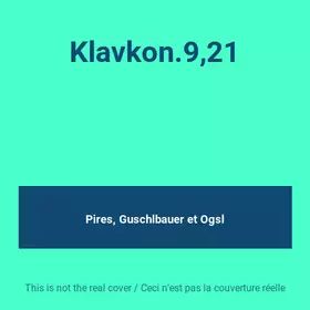 Couverture du produit · Klavkon.9,21