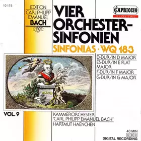 Couverture du produit · Vier Orchester-Sinfonien WQ 183