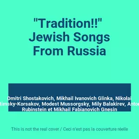Couverture du produit · "Tradition!!"  Jewish Songs From Russia