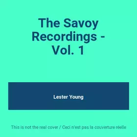 Couverture du produit · The Savoy Recordings - Vol. 1