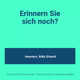 Couverture du produit · Erinnern Sie sich noch?