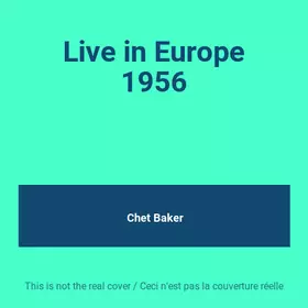 Couverture du produit · Live in Europe 1956