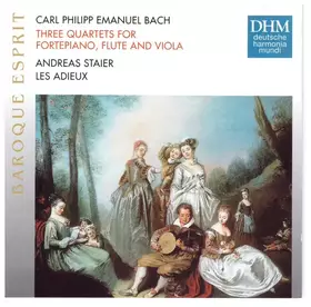 Couverture du produit · Three Quartets For Fortepiano, Flute And Viola
