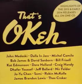 Couverture du produit · That's OKeh