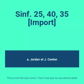 Couverture du produit · Sinf. 25, 40, 35 [Import]
