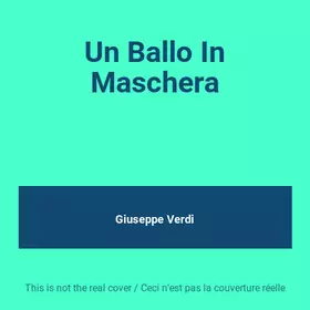 Couverture du produit · Un Ballo In Maschera