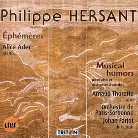Couverture du produit · Philippe Hersant : Ephémères