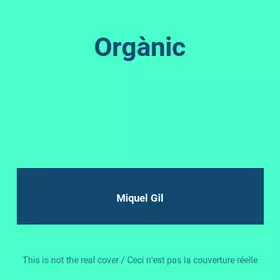 Couverture du produit · Orgànic