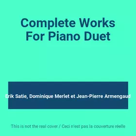 Couverture du produit · Complete Works For Piano Duet