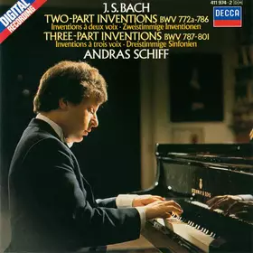 Couverture du produit · Two-Part Inventions BWV 772a-786 / Three-Part Inventions BWV 787-801