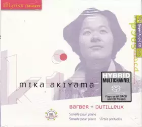 Couverture du produit · Barber Dutilleux : Sonate pour Piano, Trois Préludes