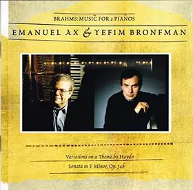 Couverture du produit · Brahms : Variations sur un thème de Haydn (Pour 2 pianos)
