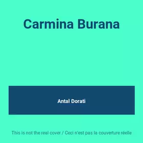Couverture du produit · Carmina Burana