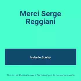 Couverture du produit · Merci Serge Reggiani