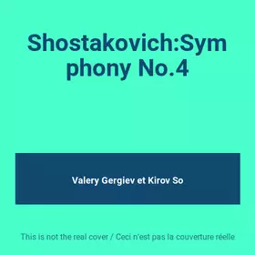 Couverture du produit · Shostakovich:Symphony No.4
