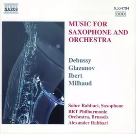 Couverture du produit · Music For Saxophone And Orchestra