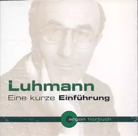 Couverture du produit · Luhmann. Eine kurze Einführung [Audio-CD]
