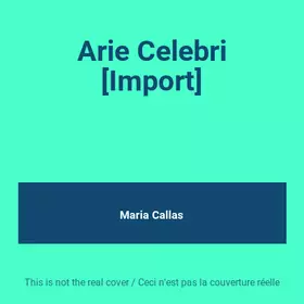 Couverture du produit · Arie Celebri [Import]