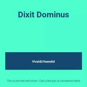 Couverture du produit · Dixit Dominus