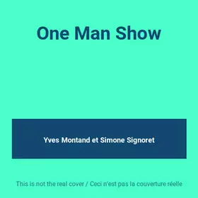 Couverture du produit · One Man Show