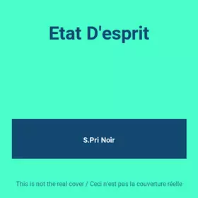 Couverture du produit · Etat D'esprit