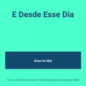 Couverture du produit · E Desde Esse Dia