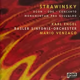Couverture du produit · Agon, Ode, Concerto / Monumentum Pro Gesualdo