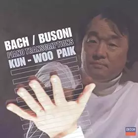 Couverture du produit · Bach / Busoni Piano Transcriptions