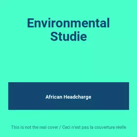 Couverture du produit · Environmental Studie