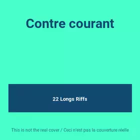Couverture du produit · Contre courant