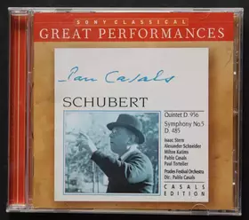 Couverture du produit · Quintet D. 956 / Symphony No.5 D. 485