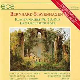 Couverture du produit · Klavierkonzert Nr. 2 A-Dur, Drei Orchesterlieder