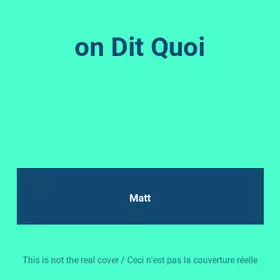Couverture du produit · on Dit Quoi