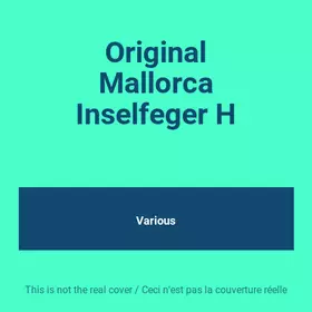 Couverture du produit · Original Mallorca Inselfeger H
