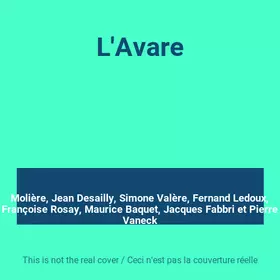 Couverture du produit · L'Avare