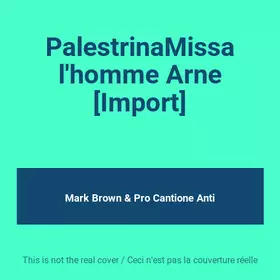 Couverture du produit · PalestrinaMissa l'homme Arne [Import]