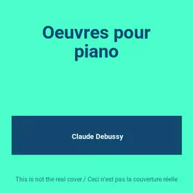 Couverture du produit · Oeuvres pour piano