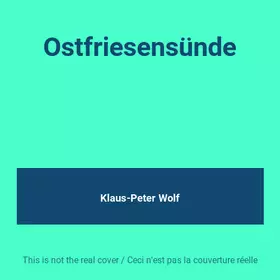 Couverture du produit · Ostfriesensünde